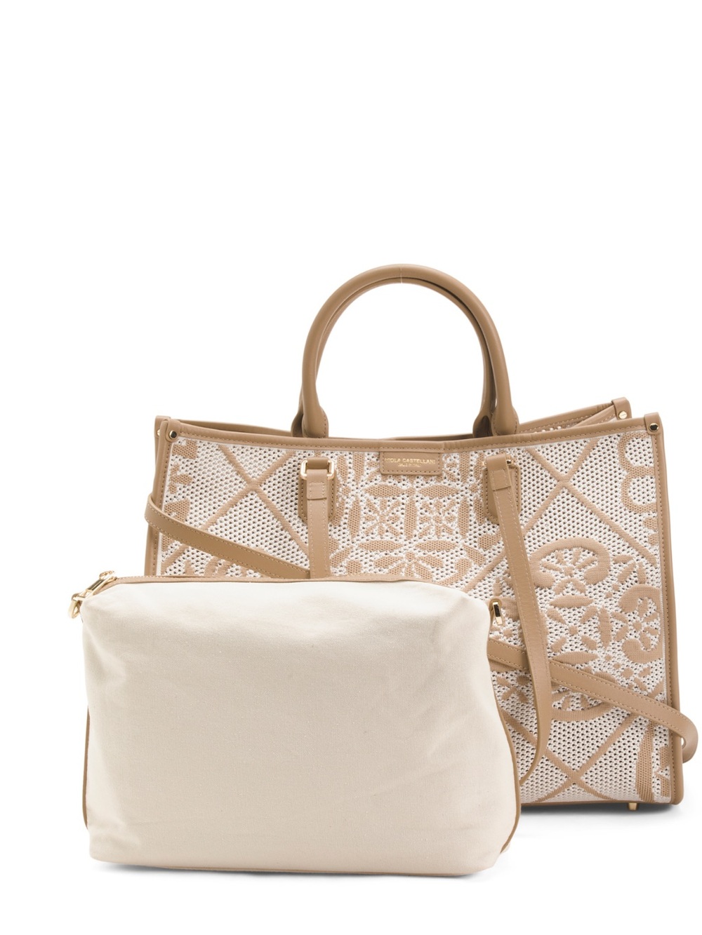 VIOLA CASTELLANI~Made in Italy fabric tote